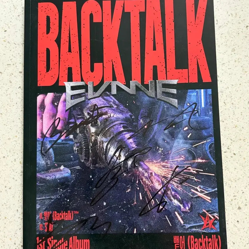 [BUNJANG] EVNNE BACK TALK Signed Album / 이븐 뱉어(BACK TALK) 친필 싸인 앨범