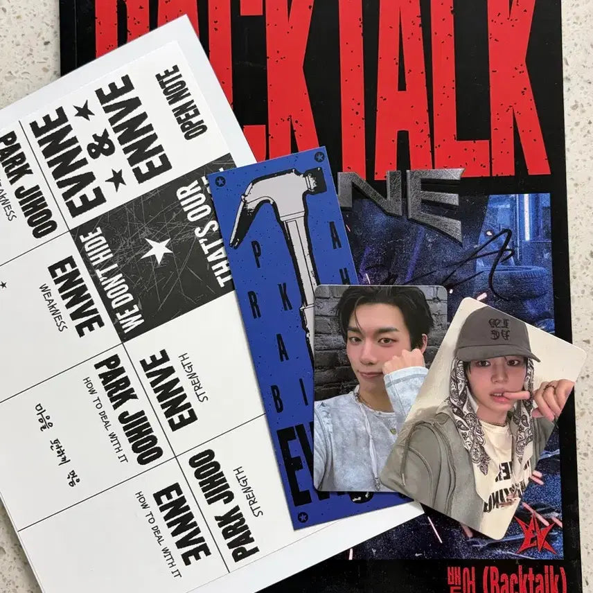 [BUNJANG] EVNNE BACK TALK Signed Album / 이븐 뱉어(BACK TALK) 친필 싸인 앨범