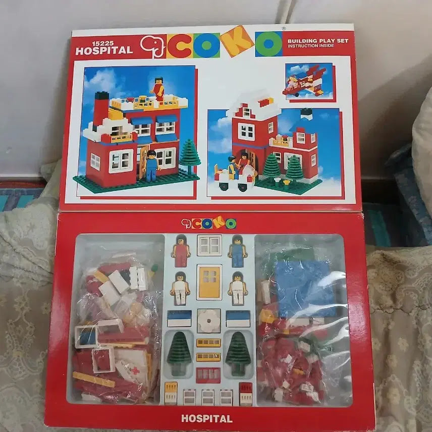 [BUNJANG] COKO Blocks Hospital Building Set (15225_HOSPITAL) / 올드 전시 희소성 good!! 레고_코코(COKO)블럭 병원 (15225_HOSPITAL)"개봉만한 새제품"