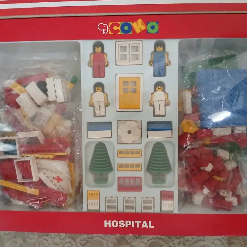 [BUNJANG] COKO Blocks Hospital Building Set (15225_HOSPITAL) / 올드 전시 희소성 good!! 레고_코코(COKO)블럭 병원 (15225_HOSPITAL)"개봉만한 새제품"