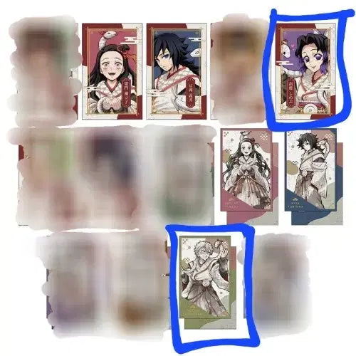 [BUNJANG] Demon Slayer: Kimetsu no Yaiba Shinobu Kocho &amp; Sanemi Shinazugawa Snake Hashira Series Photocard / 귀멸의 칼날 뱀의 해 시리즈 포토 카드 시노부 사네미