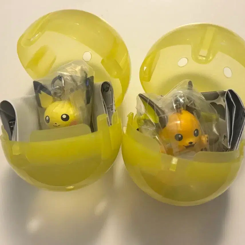 [BUNJANG] Pokemon Mascot Gacha Bundle Pichu Raichu / 포켓몬스터 주렁주렁 마스코트 가챠 일괄 피츄 라이츄