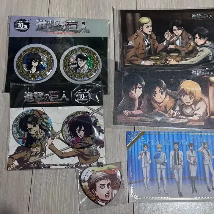 [BUNJANG] Attack on Titan Can Badge Photocard / 진격의 거인 캔뱃지 포카