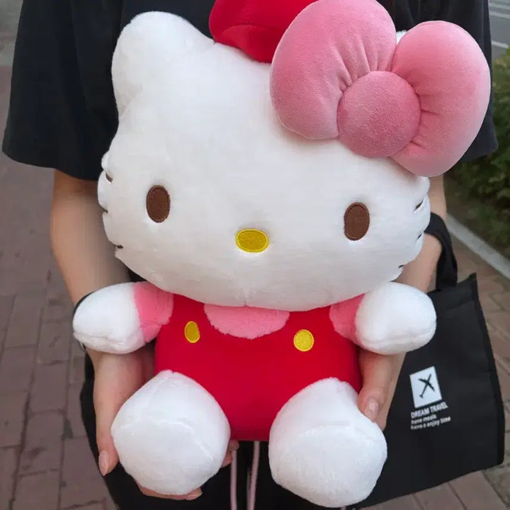 [BUNJANG] Sanrio Hello Kitty Medium-Large Plush Doll / 산리오 키티 중 대형 누이 구루미 봉제 인형