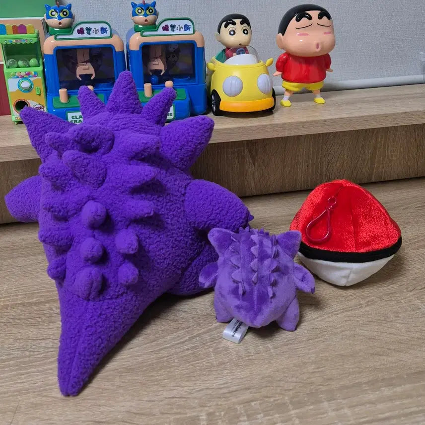 [BUNJANG] Pokemon Doll Keyring Phantom &amp; Monster Ball Set / 포켓몬 인형 키링 팬텀&amp;몬스터볼 3종 세트