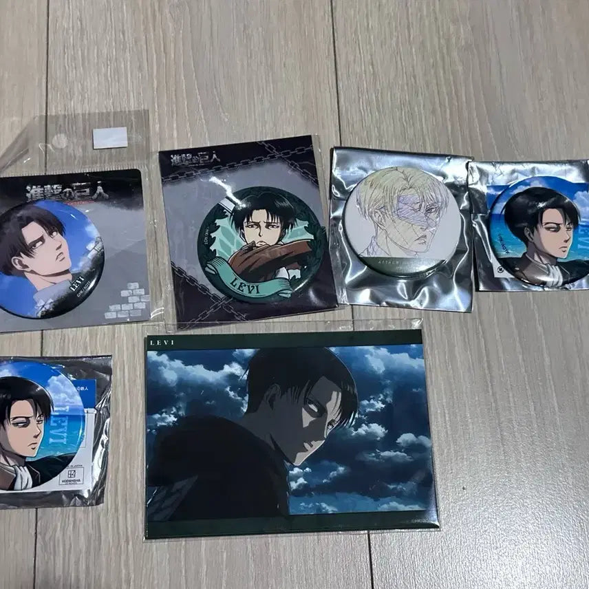 [BUNJANG] Attack on Titan Levi Can Badge Photocard / 7월 상품 정리 할인가 진격의 거인 리바이 캔뱃지 포카