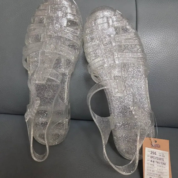[BUNJANG] Shopen Transparent Jelly Sandals Size 250 New / 슈펜 투명 젤리샌들 250 새상품