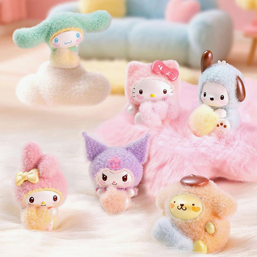 [BUNJANG] Sanrio Heart Costume Series Figures - Kuromi, Pompompurin Bundle Set / 산리오 하트 코스튬 시리즈 피규어 - 쿠로미, 폼폼푸린 일괄
