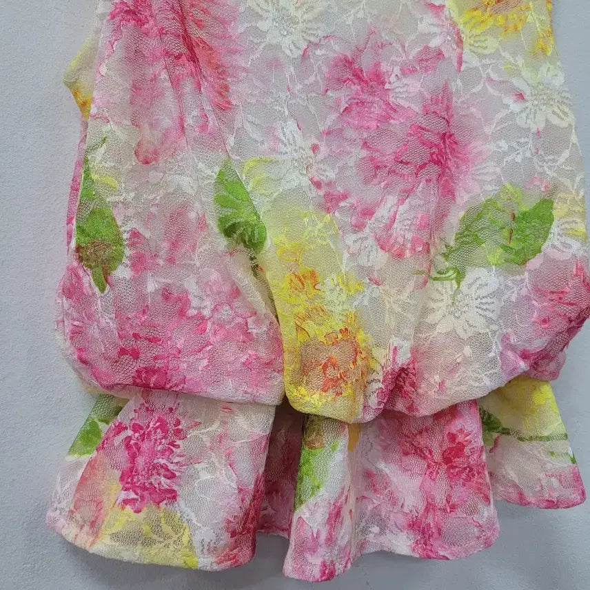 [BUNJANG] Pumpkin Floral Sleeveless Blouse / pumpkin 플로럴 나시 블라우스