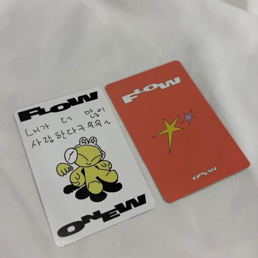 [BUNJANG] SHINee Onew Flow Photocard Bundle Set / 샤이니 온유 플로우 포카 2장일괄