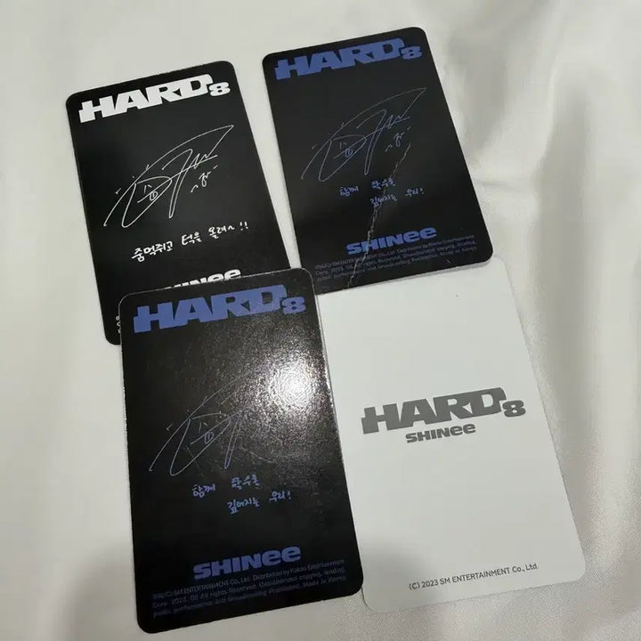 [BUNJANG] SHINee Onew HARD Album Bundle Set (4 Photocards + Album) / 샤이니 HARD 온유 VER 포카 4종 +앨범 일괄