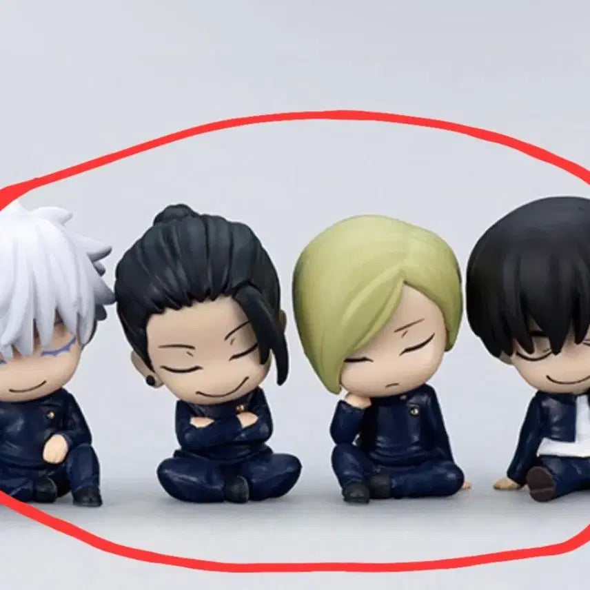 [BUNJANG] Jujutsu Kaisen Shoulder Buddy Mini Figure Set (Gojo, Geto, Nanami, Haibara) / (일괄) 주술회전 어깨쿵 고죠 게토 나나미 하이바라