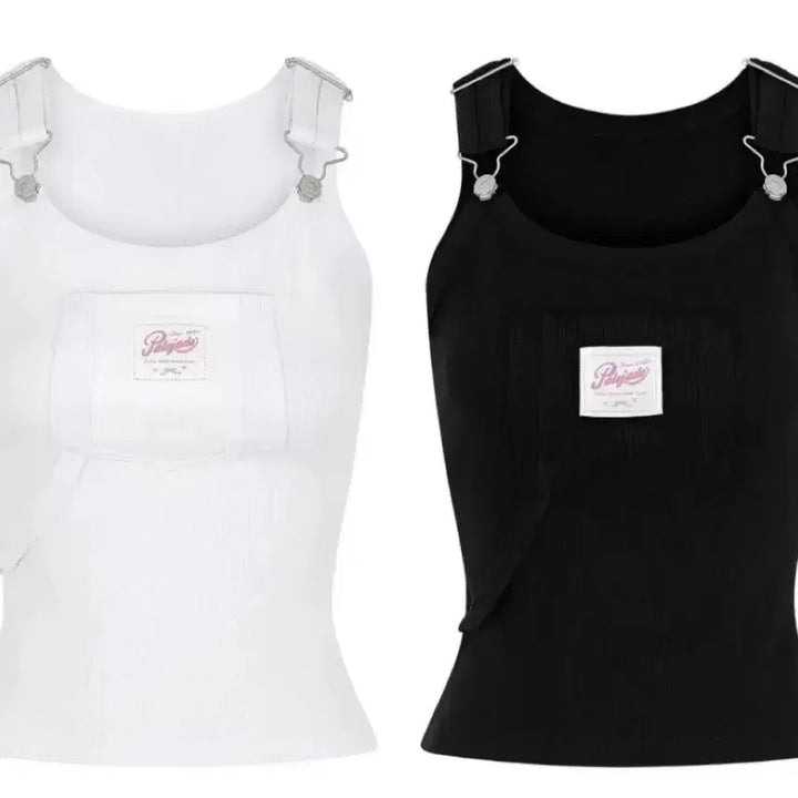 [BUNJANG] F Adee Suspender Sleeveless Top White / 페일제이드 서스펜더 슬리브리스 멜빵 나시 탑 화이트