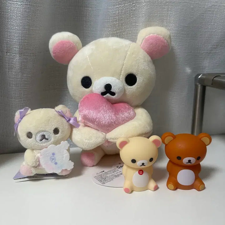 [BUNJANG] San-X Korilakkuma Rilakkuma Tenori Doll Gacha Bundle Set / 일괄) 산엑스 코리락쿠마 리락쿠마 인형 테노리 가챠 방꾸 미소녀