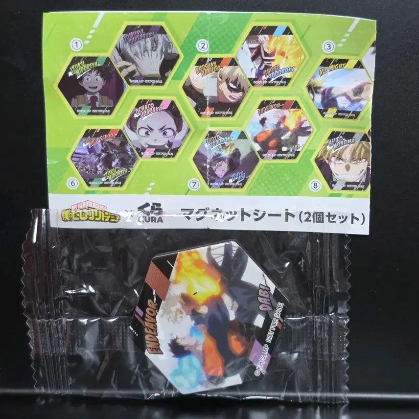 [BUNJANG] My Hero Academia Kurazushi Magnet Sheet Todoroki &amp; Iida, Dabi &amp; Endeavor Set / 히로아카 쿠라스시 마그넷 토도로키&amp;이이다, 다비&amp;엔데버 판매