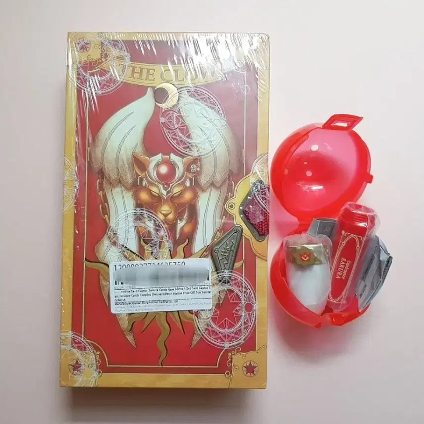 [BUNJANG] Cardcaptor Sakura Crow Card Book + Lip Case Keychain Gacha Bundle Set / [일괄] 카드캡터체리 크로우카드북+립케이스 키링 가챠/카드캡터사쿠라