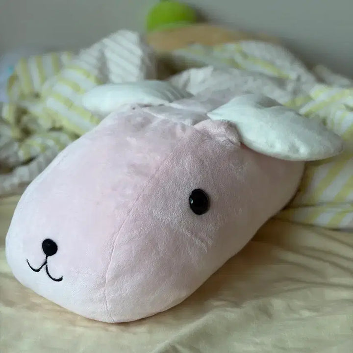 [BUNJANG] Classic Pink Winged Angel Capybara Plush Doll / 고전 분홍 날개 달린 천사 카피바라상 인형