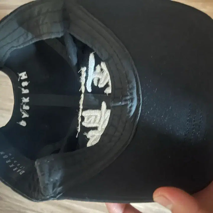 [BUNJANG] Darkroom Upside Down Silver Ball Cap / 다크룸 업사이드다운 실버 볼캡