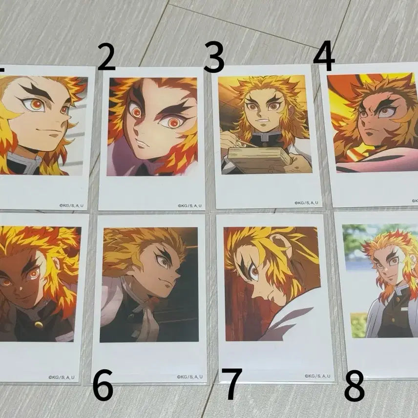 [BUNJANG] Demon Slayer Kyojuro Rengoku Mugen Train Bromide Card / 귀멸의 칼날 렌고쿠 쿄쥬로 무한열차 브로마이드 카드