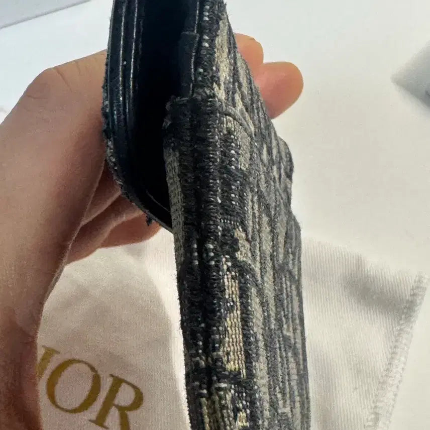 [BUNJANG] Dior Oblique Saddle Card Holder / [정품] 디올 오블리크 새들 카드지갑