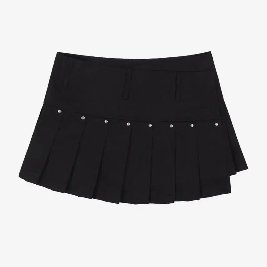 [BUNJANG] Fancy Club Pleated Layered Wrap Skirt / 팬시클럽 플리츠 레이어드 랩 스커트