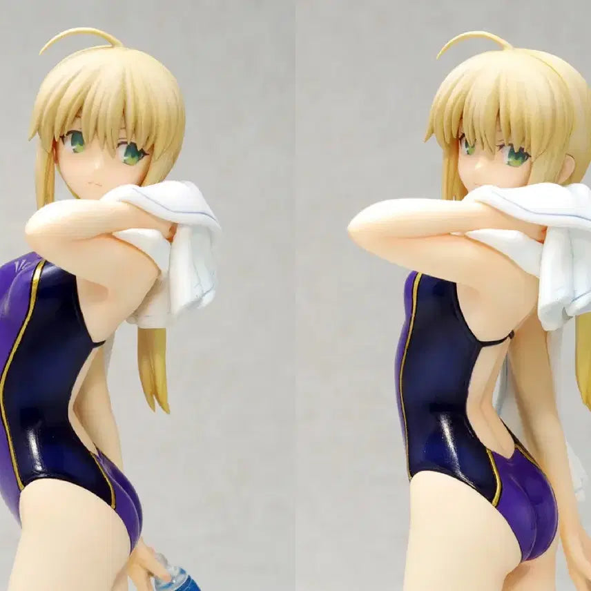 [BUNJANG] Fate/Zero Saber WAVE Beach Queens 1/10 Scale Figure / 페이트 제로 세이버 WAVE 비치퀸즈 1/10 피규어 고전 미소녀 피규어