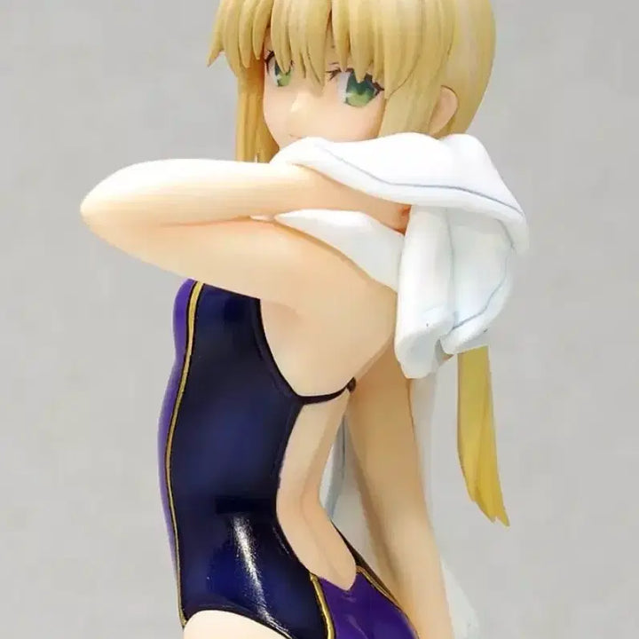 [BUNJANG] Fate/Zero Saber WAVE Beach Queens 1/10 Scale Figure / 페이트 제로 세이버 WAVE 비치퀸즈 1/10 피규어 고전 미소녀 피규어