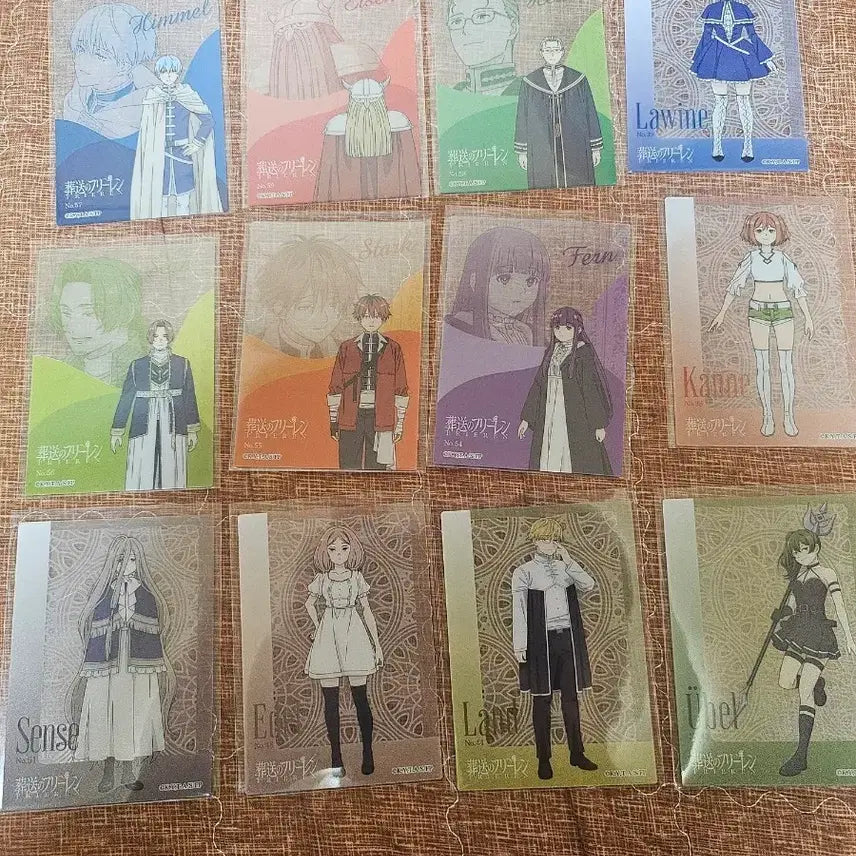 [BUNJANG] Frieren Clear Card Bundle Set (12 Cards) / 프리렌 클리어 카드 12장 일괄 판매