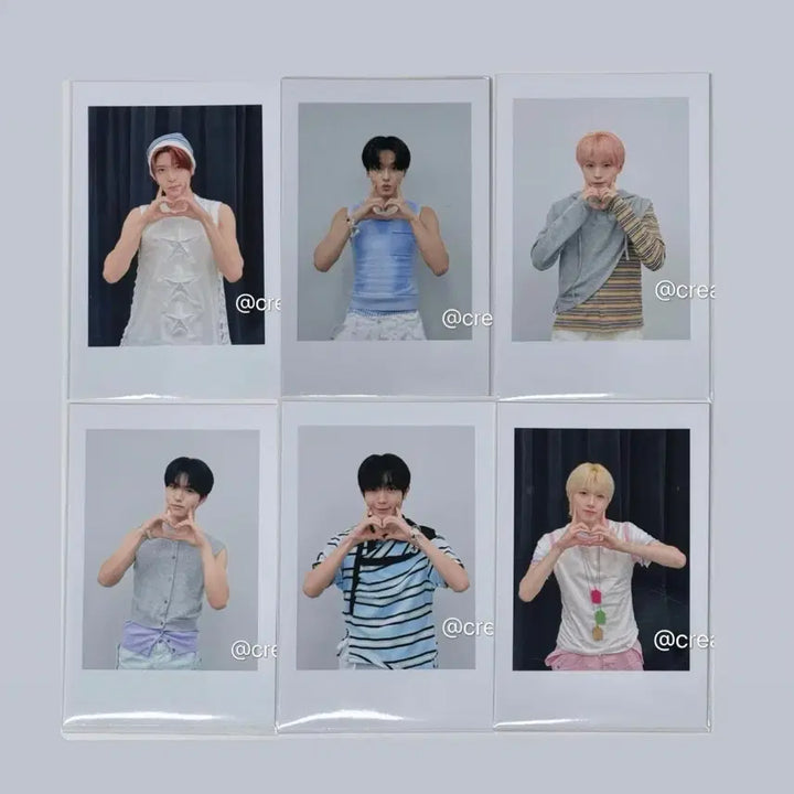 [BUNJANG] NCT WISH China Pop-up Polaroid Photocard Split Set / 엔시티 위시 중국 팝업 폴라로이드 포카 시온리쿠유우시재희료사쿠야 분철