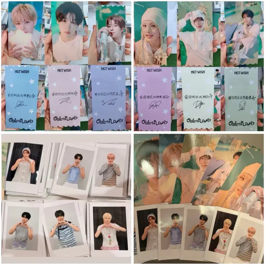 [BUNJANG] NCT WISH China Pop-up Polaroid Photocard Split Set / 엔시티 위시 중국 팝업 폴라로이드 포카 시온리쿠유우시재희료사쿠야 분철
