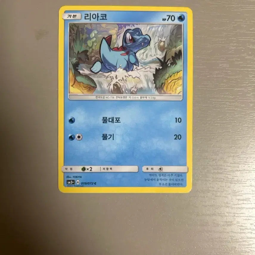 [BUNJANG] 2017 Pokemon Card Base Swinub / 2017 포켓몬 카드 리아코 기본