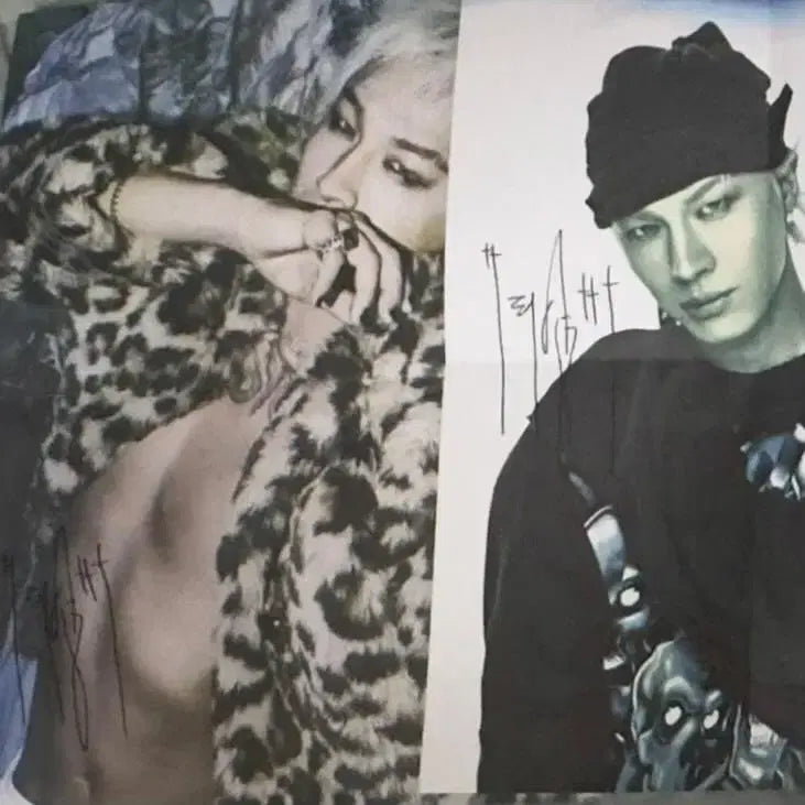 [BUNJANG] BIGBANG Taeyang Signed Autograph Poster / 빅뱅 태양 친필싸인 포스터