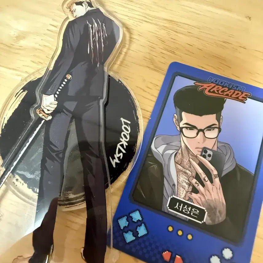 [BUNJANG] Lookism Acrylic Stand &amp; Arcade Card Bundle / 외모지상주의 아크릴 스탠드 카드 일괄