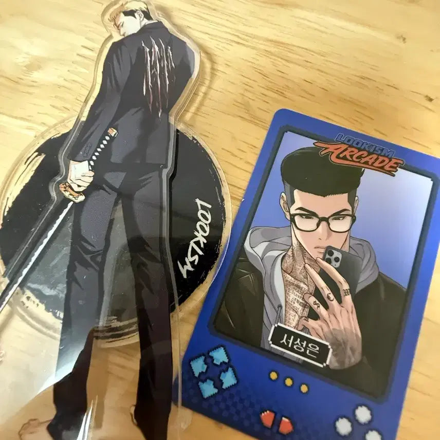 [BUNJANG] Lookism Acrylic Stand &amp; Arcade Card Bundle / 외모지상주의 아크릴 스탠드 카드 일괄