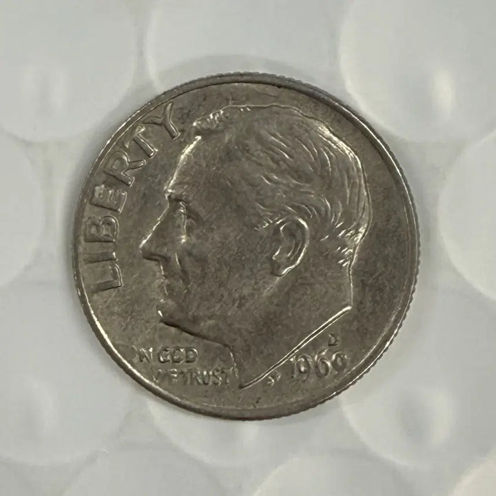 [BUNJANG] 1969 US Roosevelt Dime 10 Cent Coin / 1969년 미국 루즈벨트 다임 10센트 동전 D36