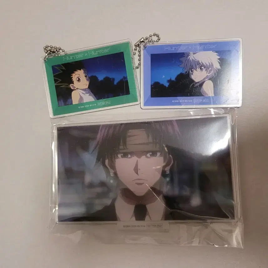 [BUNJANG] Hunter x Hunter Chrollo, Gon, Killua Acrylic Keyring Bundle Set / 헌터헌터 특전 클로로 아크릴 곤키르아 키링 일괄 판매
