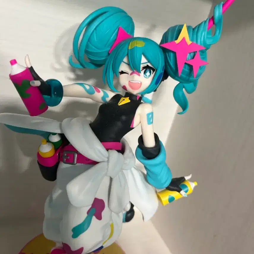 [BUNJANG] Hatsune Miku Paint Ver. Action Figure / 페인트 걸 미쿠