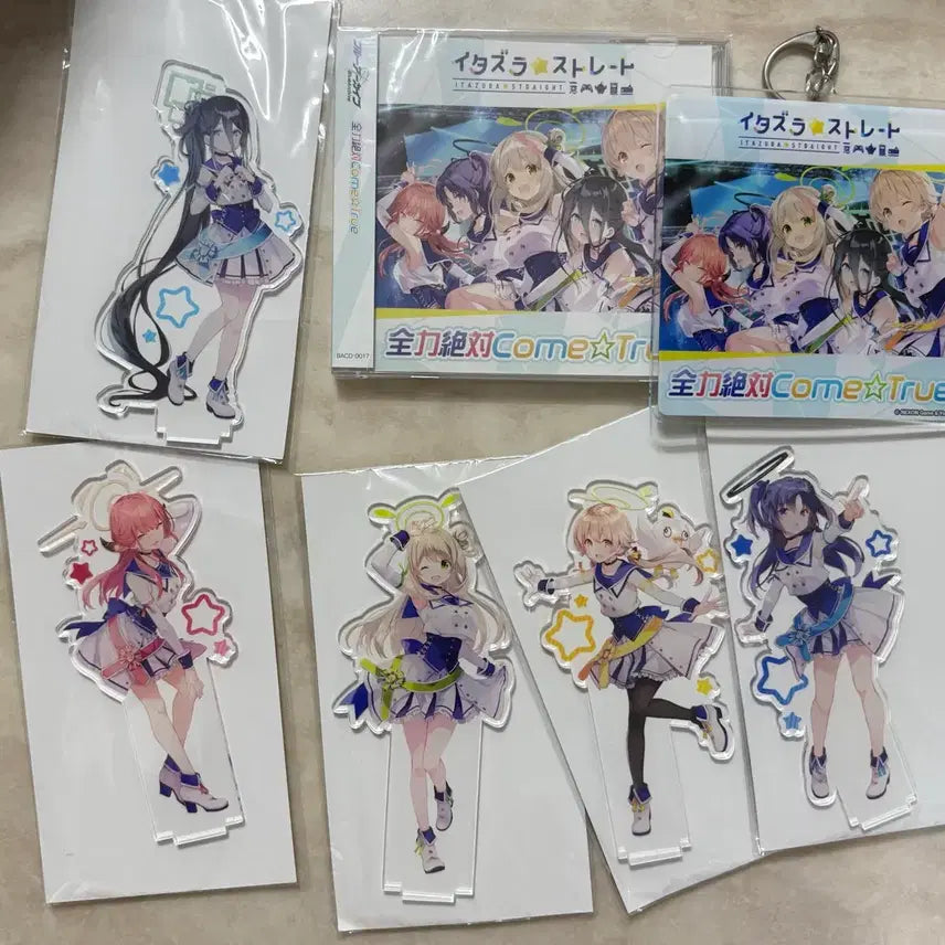 [BUNJANG] Blue Archive Playful Straight Acrylic Stand &amp; CD Set / 블루아카이브 장난스런스트레이트 아크릴+cd