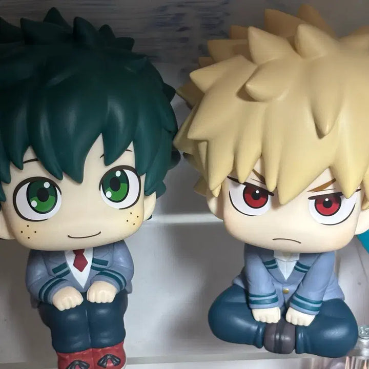 [BUNJANG] My Hero Academia Bakugo &amp; Midoriya Lookup Figures (Unsealed) / [나히아] 바쿠고 룩업, 미도리야 룩업 개봉품