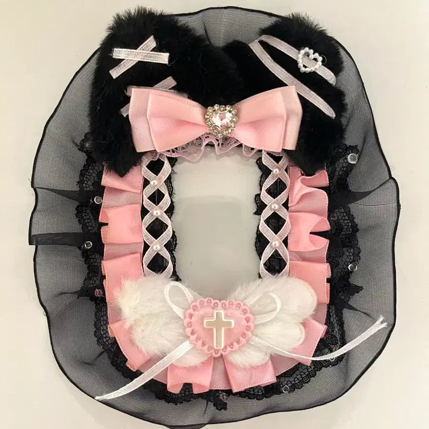 [BUNJANG] Gothic Lolita Cat Photocard Holder / 고스로리 고양이 포카홀더