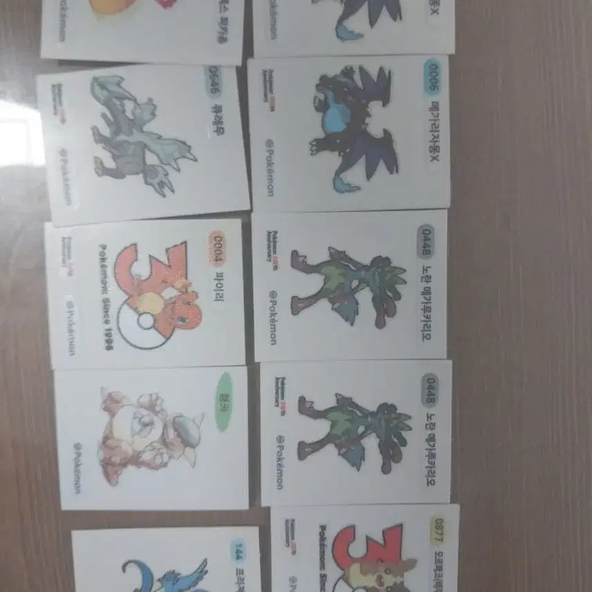 [BUNJANG] Pokemon Stickers Assorted for Sale / 포켓몬 띠부씰 다종 판매