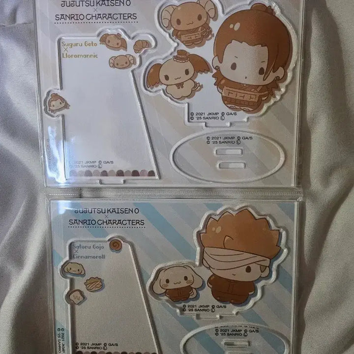 [BUNJANG] Jujutsu Kaisen 0 x Sanrio Collaboration Acrylic Stand Set (Geto Suguru &amp; Gojo Satoru) / 주술회전 주술회전0 극장판 산리오 게토 고죠 아크릴스탠드 미개봉