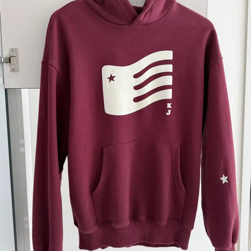 [BUNJANG] G-Standard Men Flag Hoodie / 기준 맨 플래그 후드티