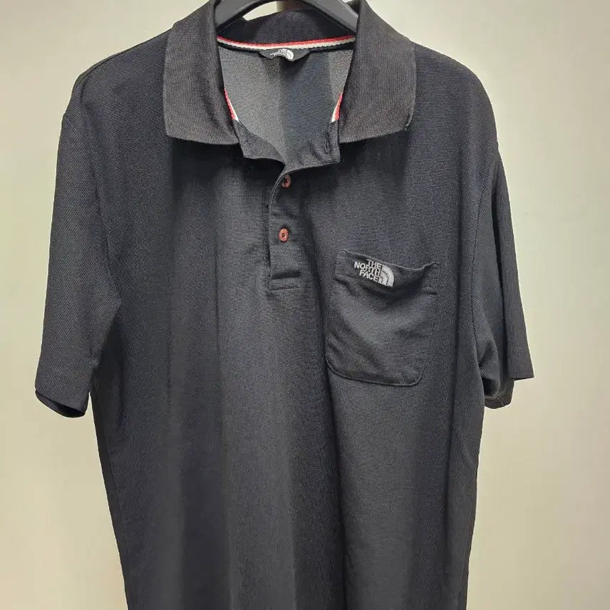 [BUNJANG] The North Face Authentic Functional Short Sleeve Pocket Polo Shirt Black XL / [100]정품 노스페이스 기능성 반팔 포켓 카라티 PK 폴로티 검정 XL