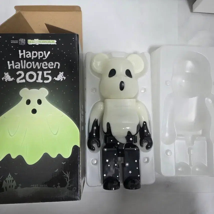 [BUNJANG] Bearbrick 400% Halloween Green 2015 Unsealed / 베어브릭 400% 2015년 할로윈 그린 개봉 팝니다