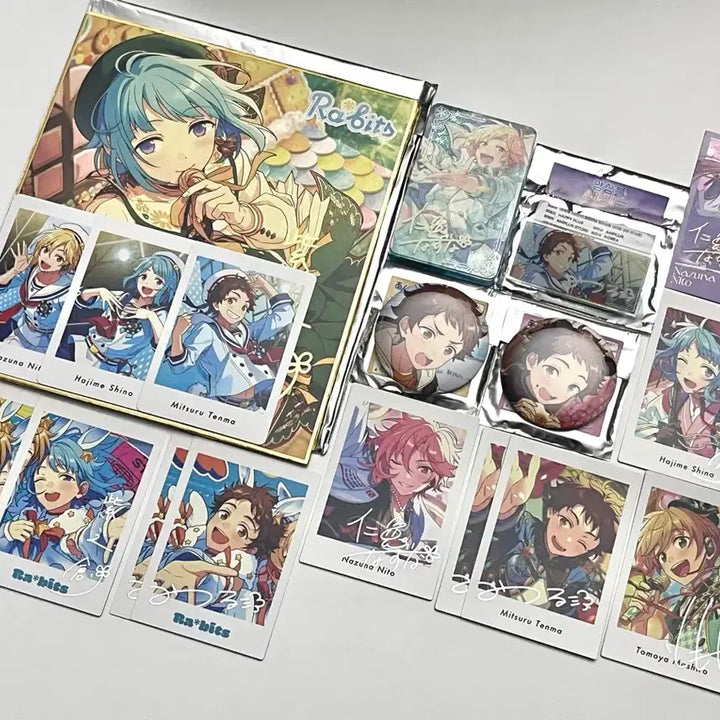 [BUNJANG] Ensemble Stars! Rabbits Card Set / 앙스타) 처분) 라빗츠 굿즈 세트 / 나즈나, 토모야, 하지메, 미츠루