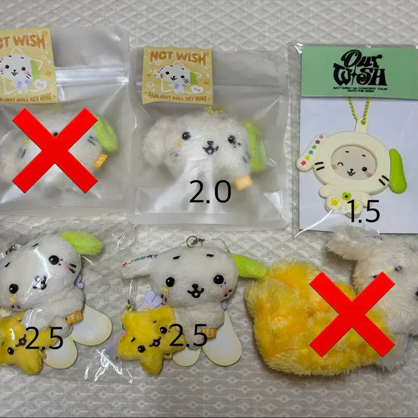 [BUNJANG] NCT WISH YUNYUN KURI MINI DOLL BUNDLE SET / 엔시티위시 nct wish 위시돌 미니돌 룐룐 쿠리 스테디 MD 양도