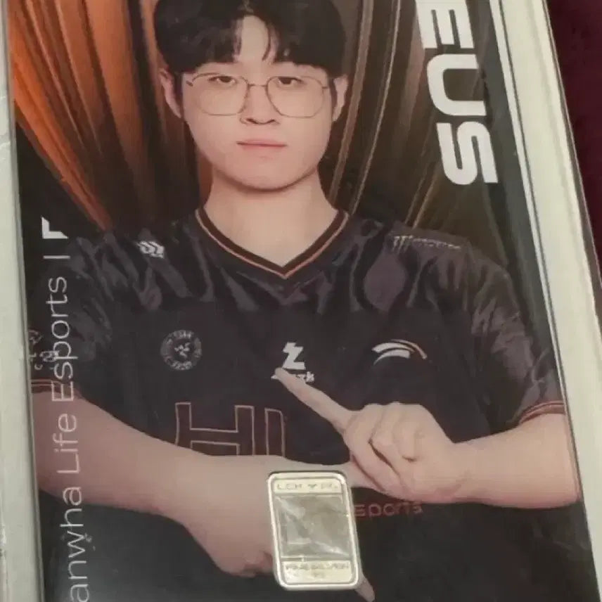 [BUNJANG] Hanhwa Life Insurance Zeus LCK Korea Mint Silver Card / (한화생명 제우스) LCK 한국조폐공사 실버카드