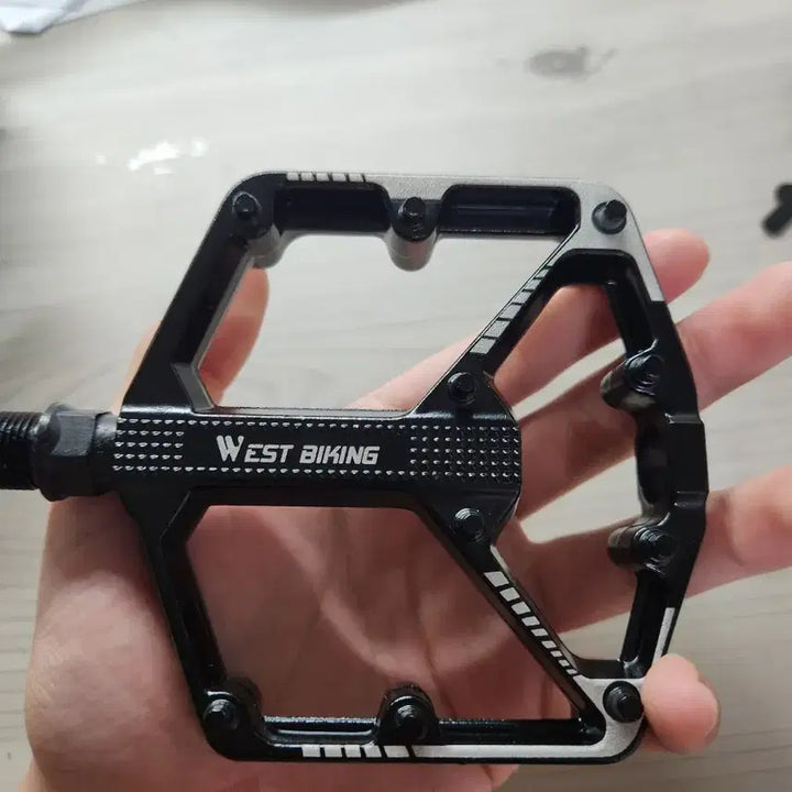 [BUNJANG] West Viking Aluminum Flat Pedals Silver / 웨스트 바이킹 알류미늄 평페달 실버