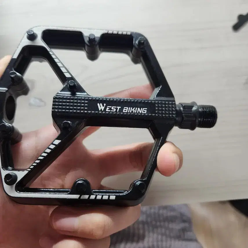 [BUNJANG] West Viking Aluminum Flat Pedals Silver / 웨스트 바이킹 알류미늄 평페달 실버